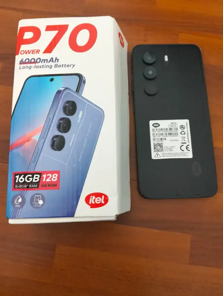 ITEL P70 RAM 16/128GB HITAM FULLSET