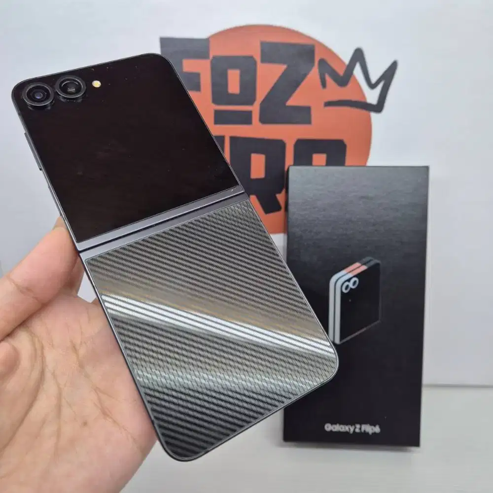 Samsung Z Flip 6 Mint Silver Blue Black Crafted 256/512GB Fullset