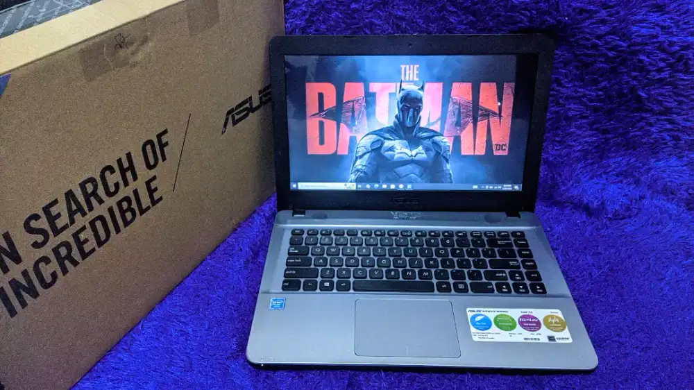 Laptop Asus x441m fullset no minus
