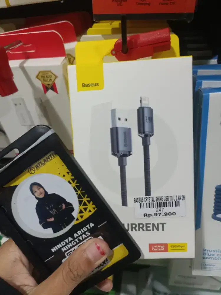 USB baseus crystal ATLANTIS DAHSYAT