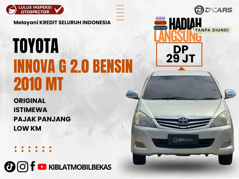 INNOVA G 2.0 MANUAL 2010 ISTIMEWA