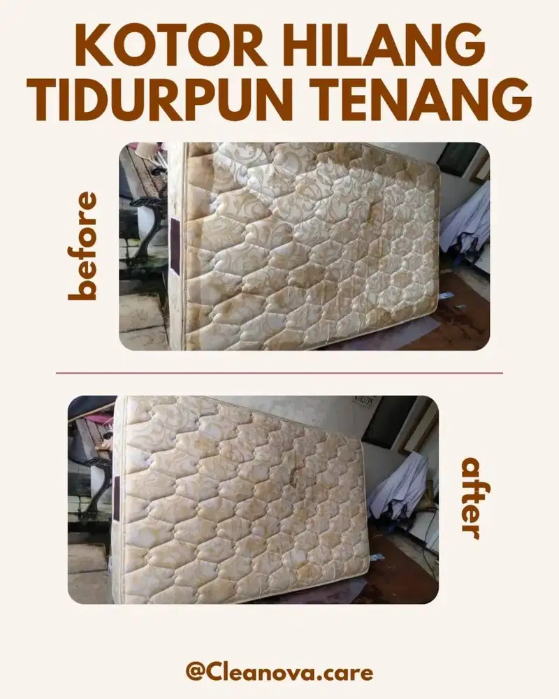 Jasa cuci sofa & kasur tangerang selatan (bsd-bintaro) - PT Cleanova