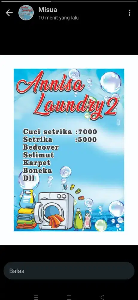 jasa laundry cuci setrika bedcover