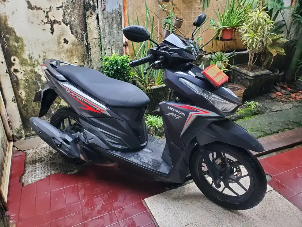 Honda Vario 125 Hitam 2016 Full orisinil.