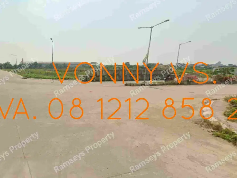 DISEWA KAVLING PERGUDANGAN BISNIS PARK DAERAH MARUNDA MAKMUR, BEKASI, JAWA BARAT,  LT. 2 HA, 3 HA, PAS PINTU TOL, SIAP PAKAI.