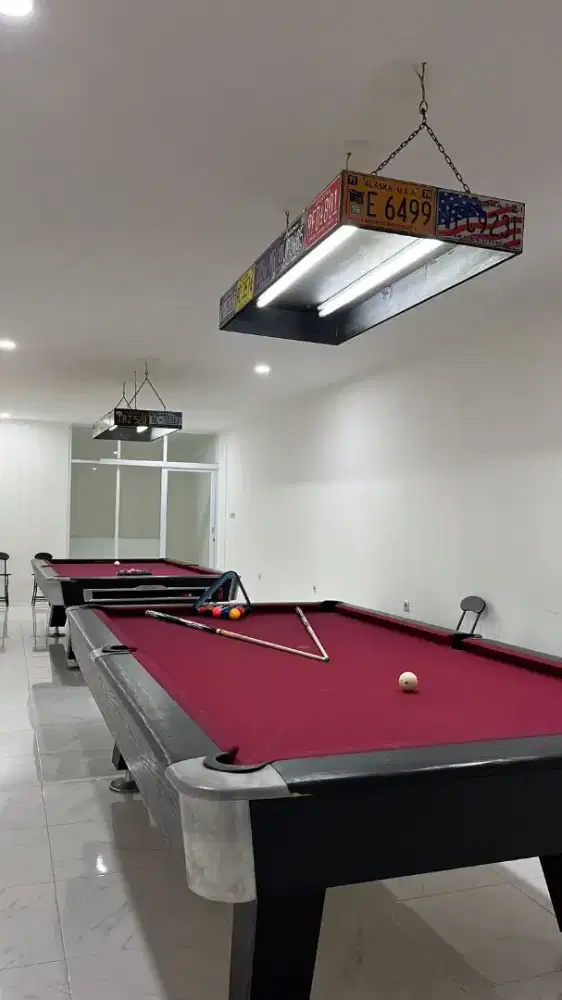 2 unit Meja Billiard ukuran 9ft