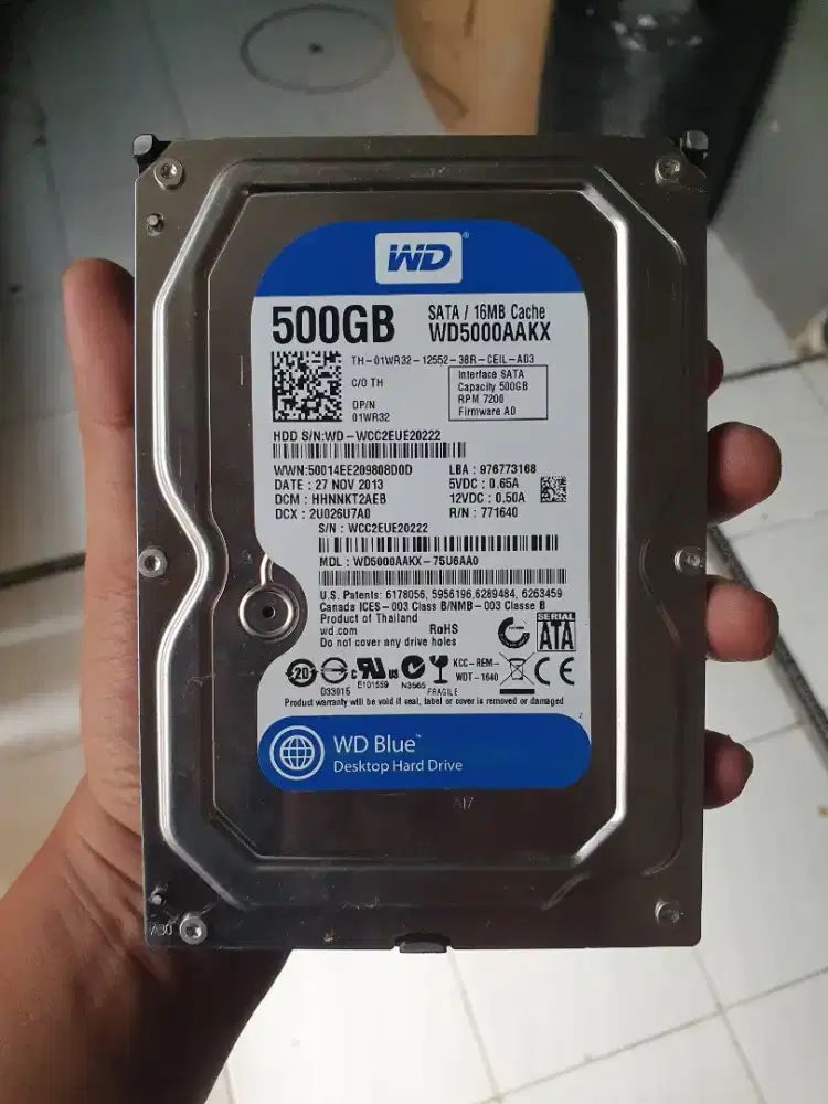 Hardisk 500gb PC CCTV sentinel 100/100 %