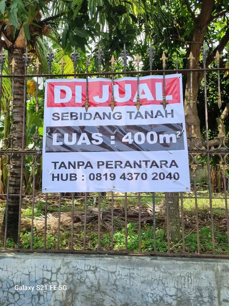 DIJUAL TANAH KOSONG DALAM PERUMAHAN