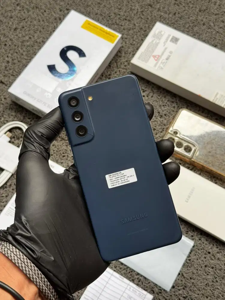 Samsung Galaxy S21 FE 5G Navy 256gb Fullset Resmi