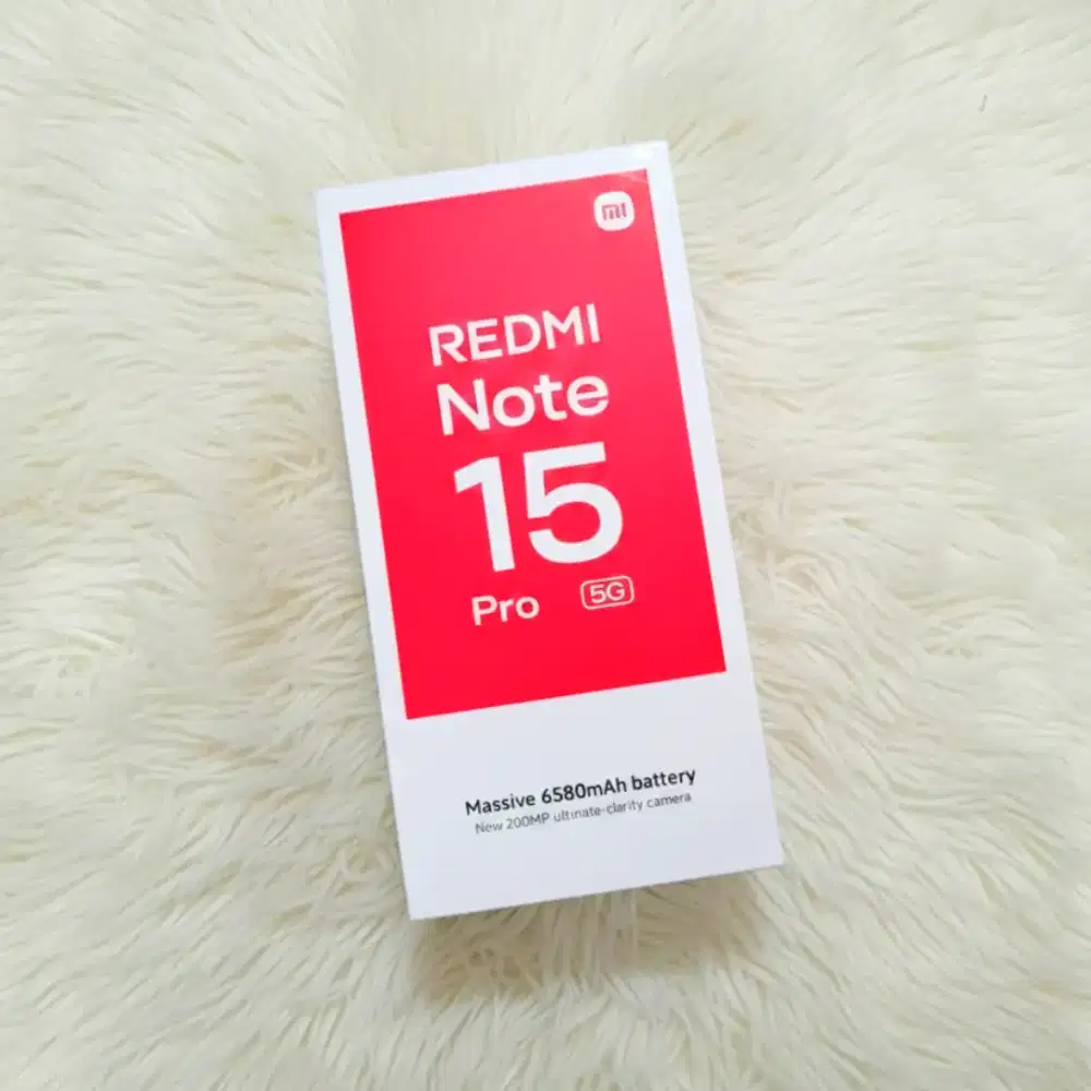 Xiaomi Redmi Note 15 Pro 5G 8/256 12/512 Gb New Garansi Resmi 1 Tahun