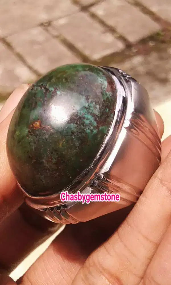 Batu Pirus Persia hijau alpukat-batu pirus Persia jumbo hijau alpukat