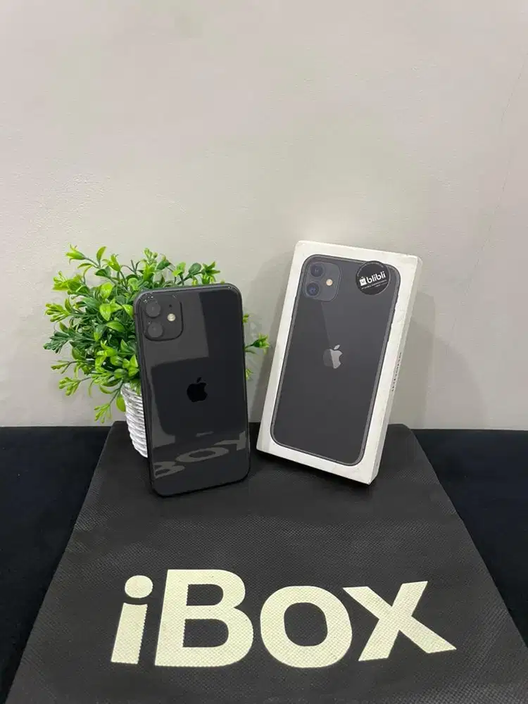 IPhone 11 64GB iBox Black mulus Fullset Ori BH 90% 3Utool 98 Permanent