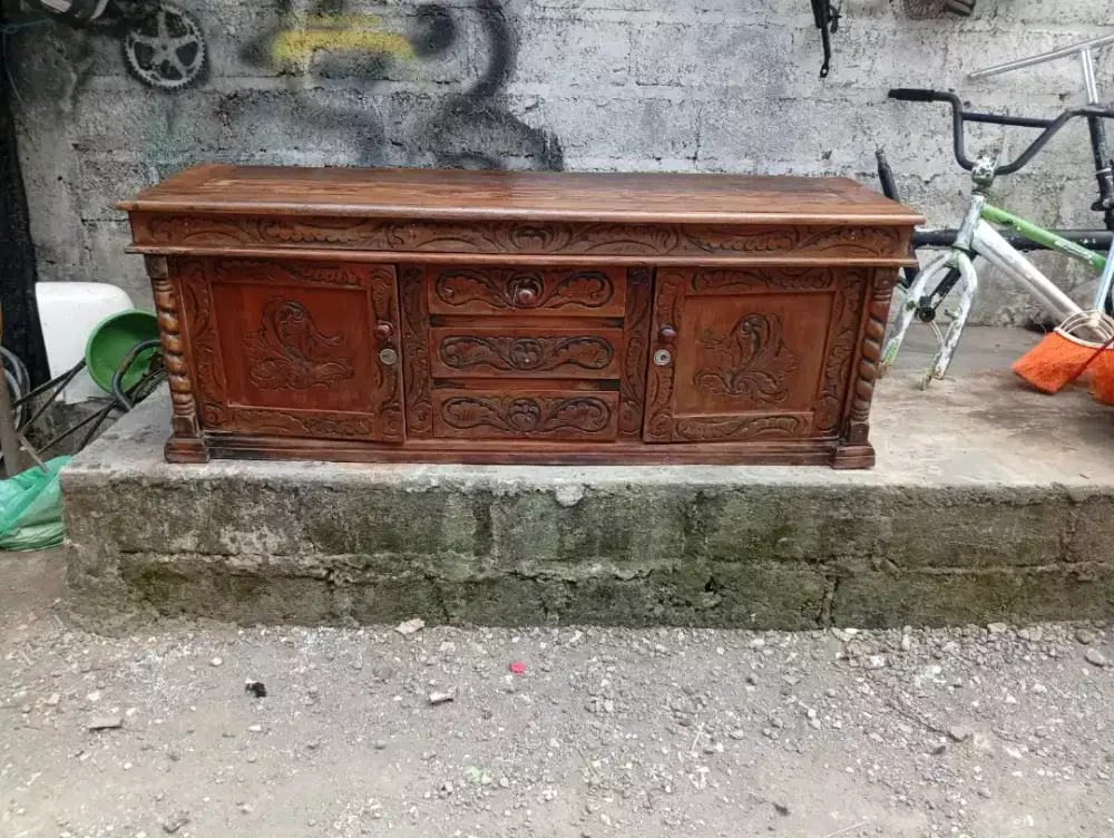 dijual meja buffet siap pakai