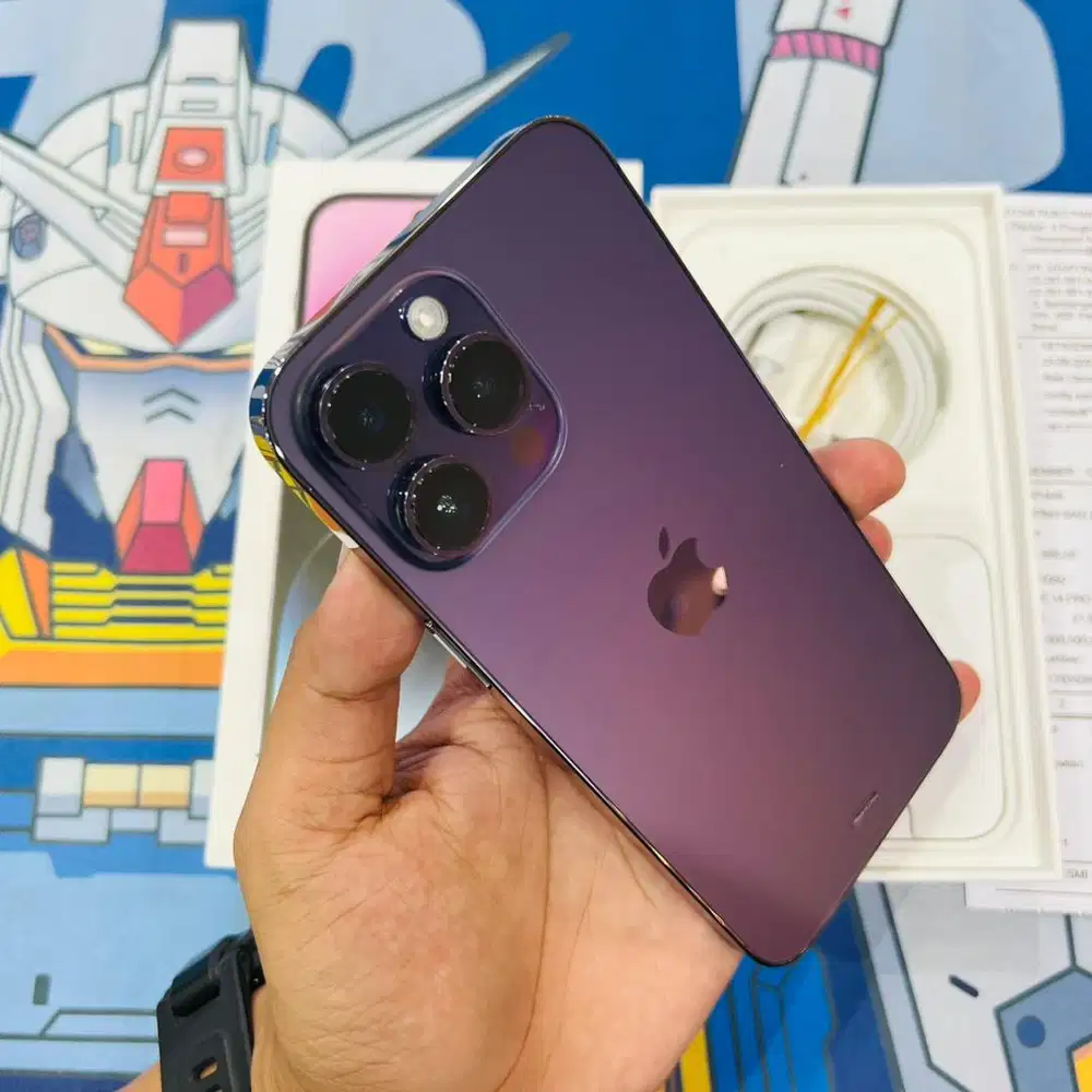 Iphone 14 promax 128gb resmi ibox deep purple