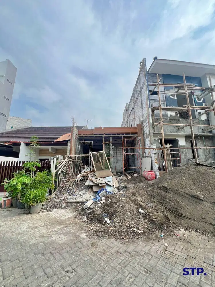 3 unit, Rumah baru modern di Wisma Mukti jalan utama Tipe C