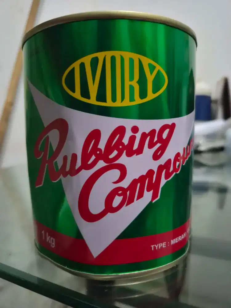 Rubbing Compound Ivory Merah 1kg - Baru Segel (Jual Cepat)