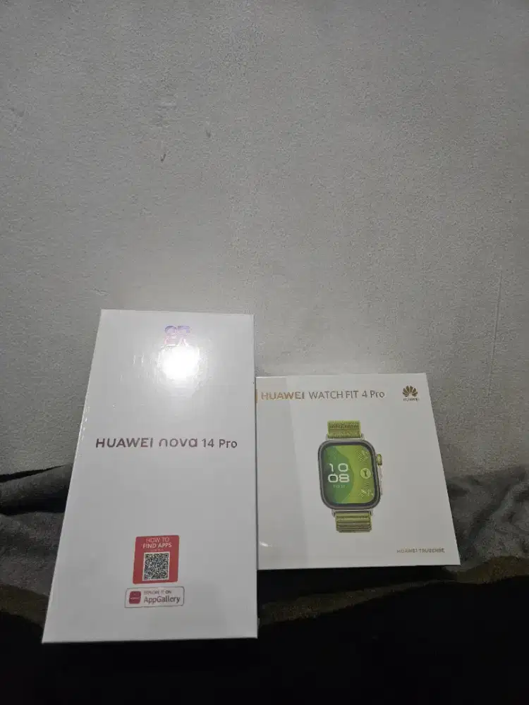 Huawei Nova 14 Pro + Huawei Watch Fit 4 Pro baru segel