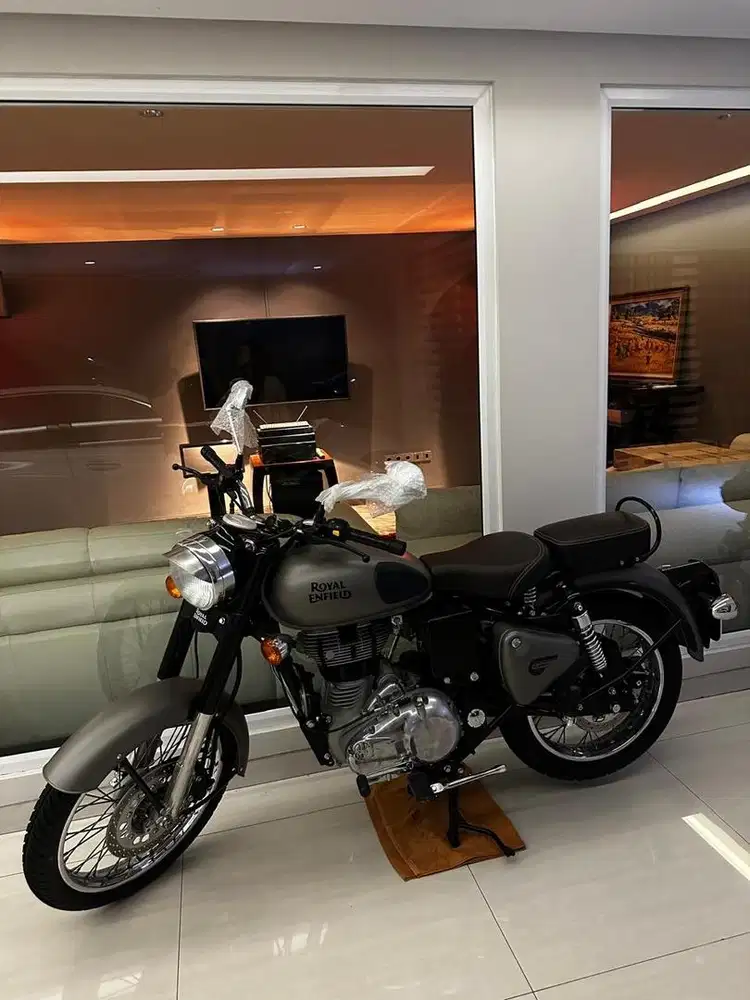 MOTOR ROYAL ENFLIED CLASSIC 350 GREY GUN