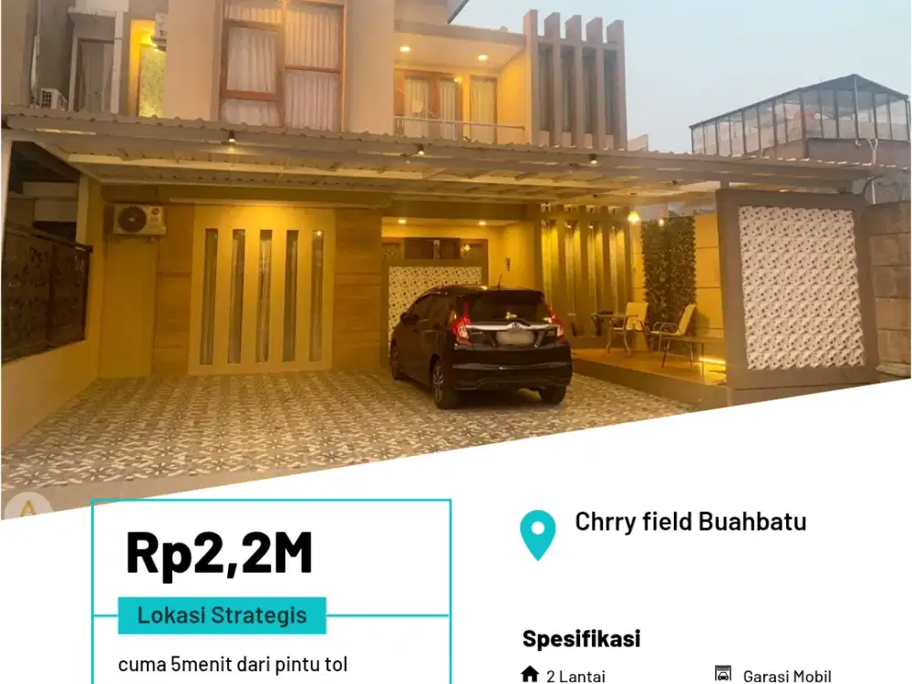 Rumah mewah di Cherry filed kota Bandung