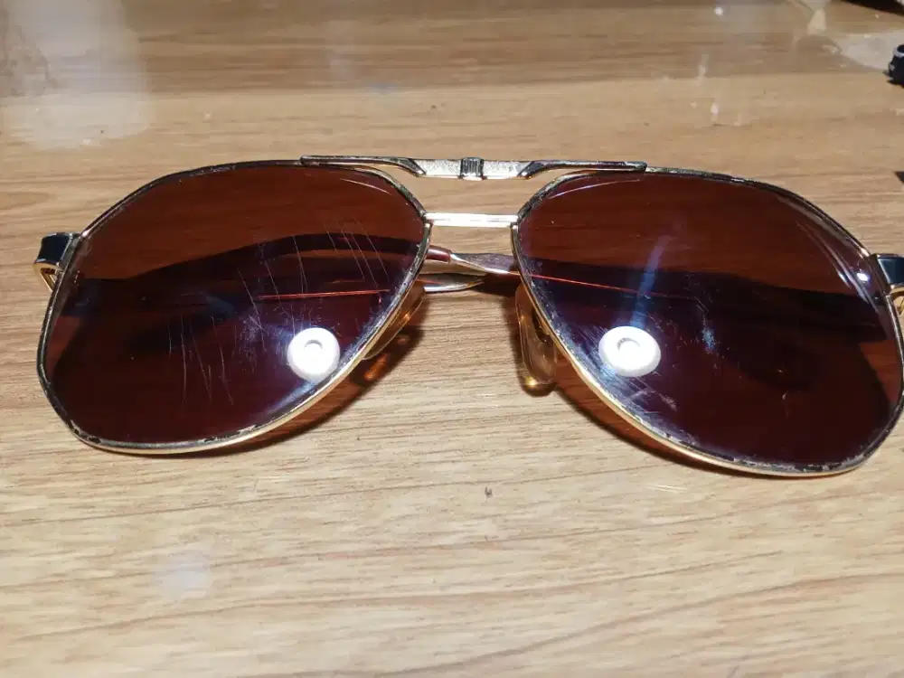 LIBRA Classic Sunglasses, Gold Plated 22K, masih bagus,COD Cibubur Dsk