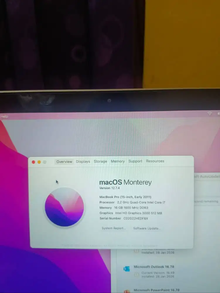 MacBook Pro 15” Core i7 Quad | RAM 16GB | SSD | macOS Monterey | Mulus