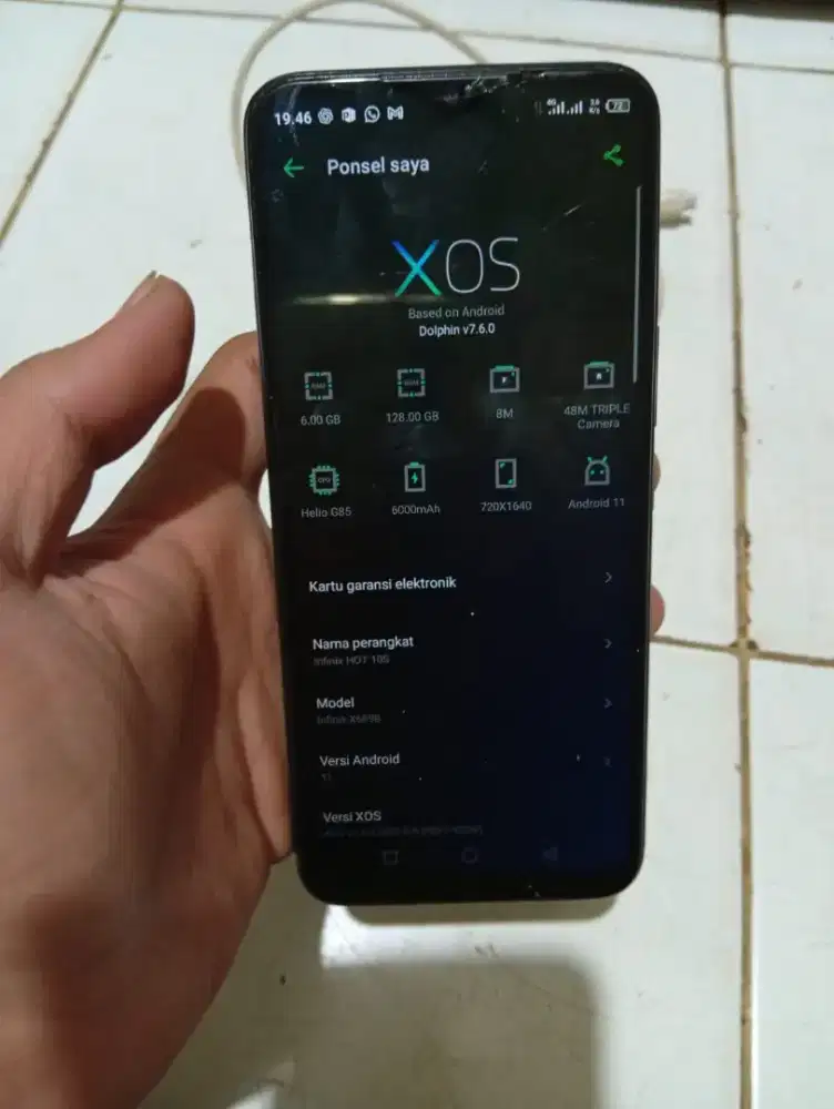 Infinix hot 10s 6/128