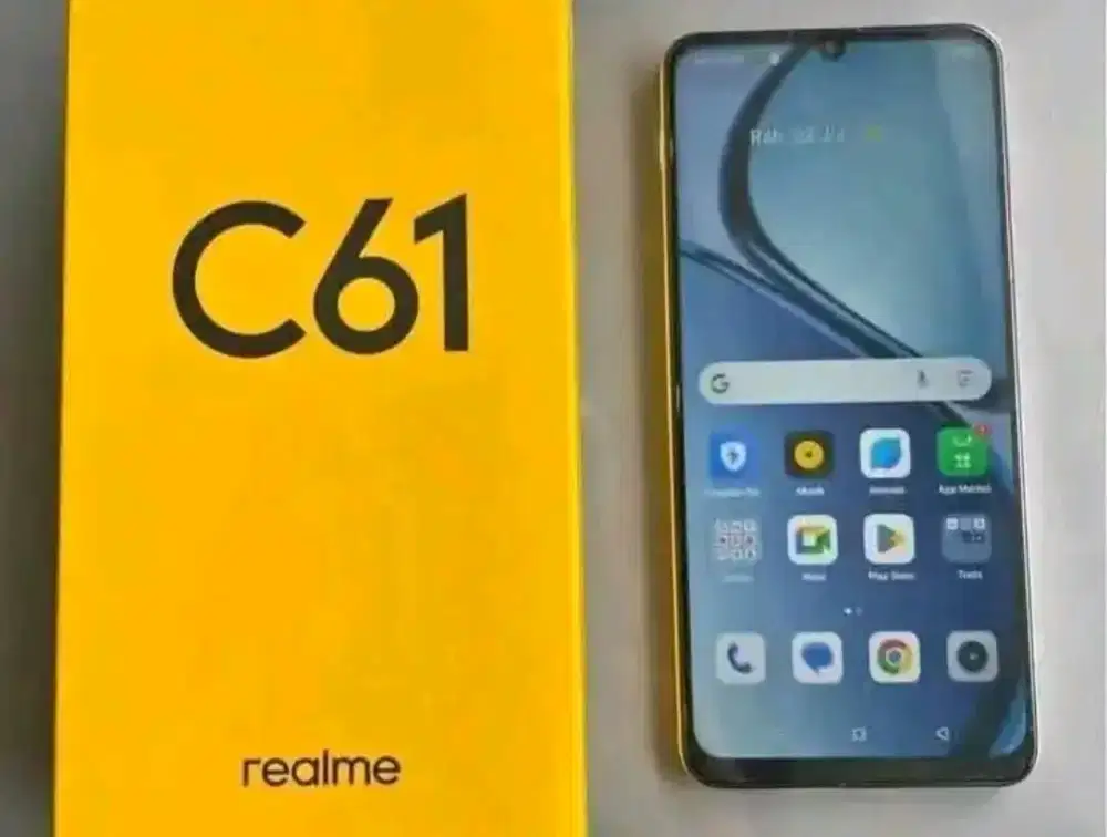 Realme c61 ram 8+8(128 lengkap mulus
