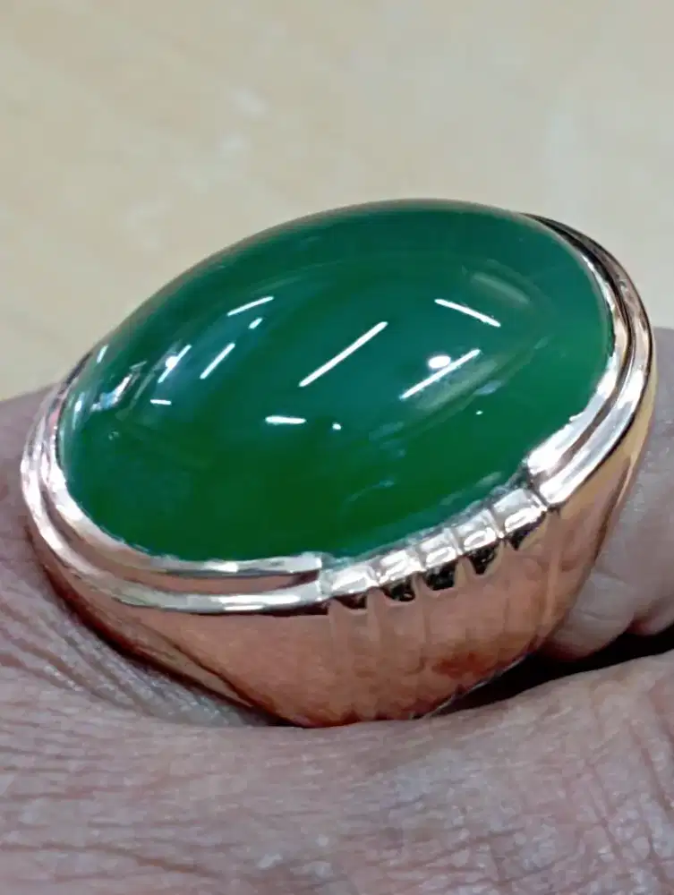 Batu hijau garut barang lama asli koleksi pribadi