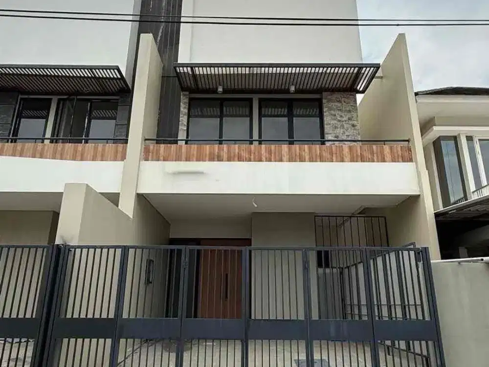 Baru gress‼️Rumah pantai mentari design modern row jalan 3 mobil