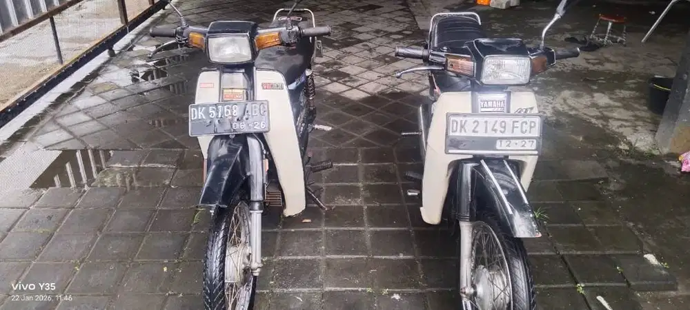 Yamaha Alfa 1989 dan Suzuki RC100 1994