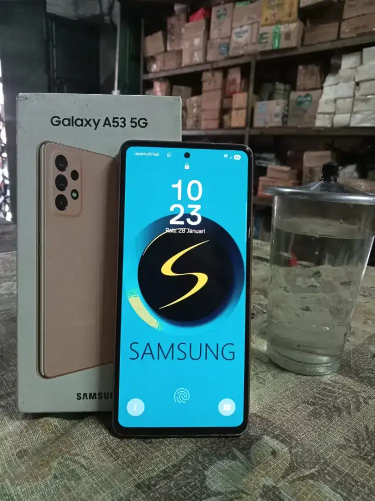 Smsung a53 (8/128) fulset no minus jual /tt