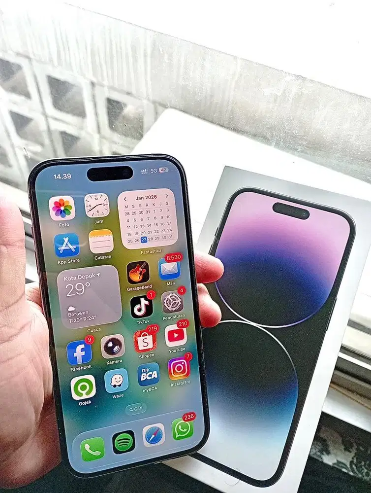 IPhone 14 Pro 128Gb Ex RESMI IBOX