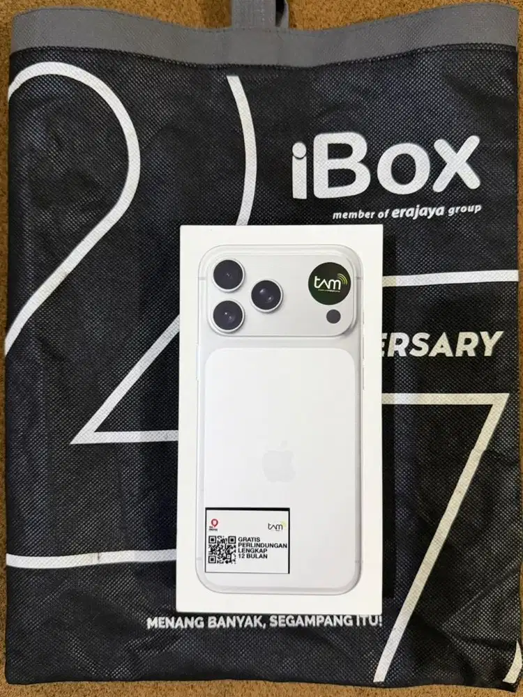 Iphone 17 promax silver 256gb ibox segel