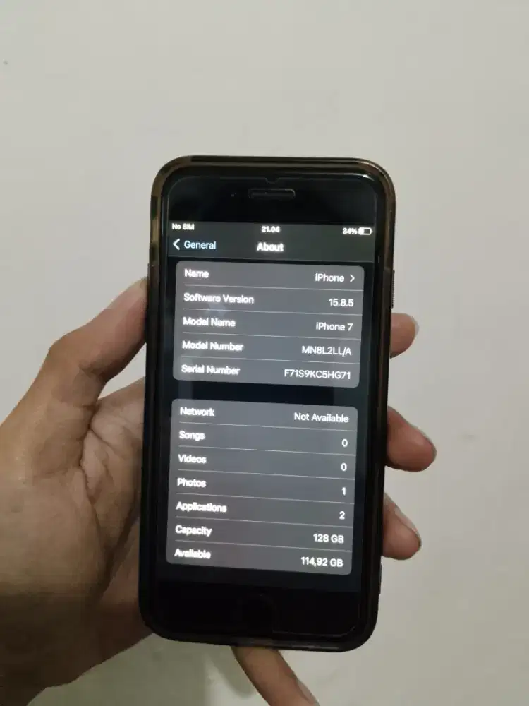 Iphone 7 128gb sinyal aman