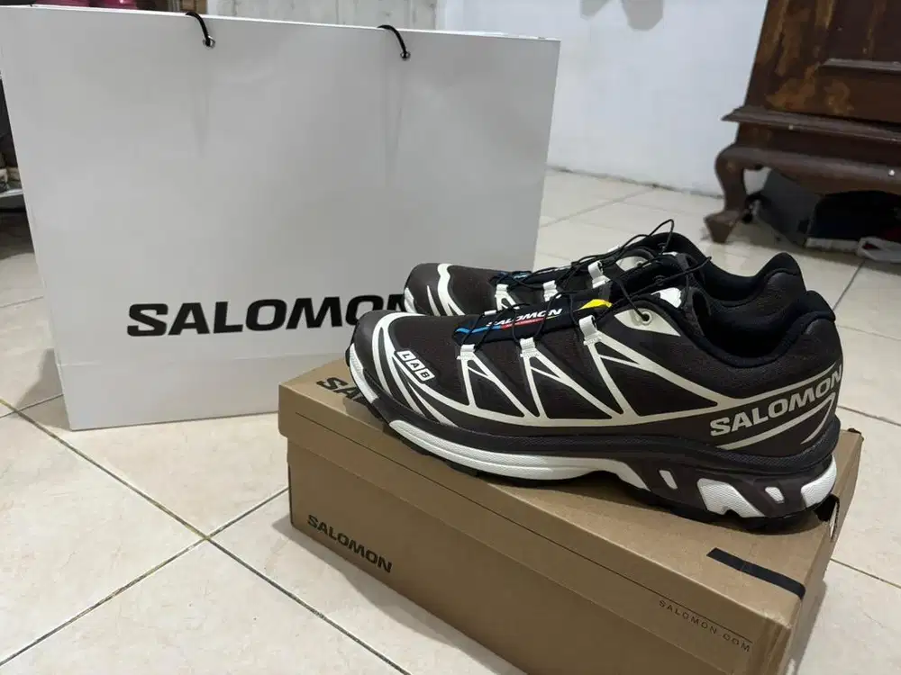 Salomon XT-6/XT 6 Black Coffee Brown - 45 1/3