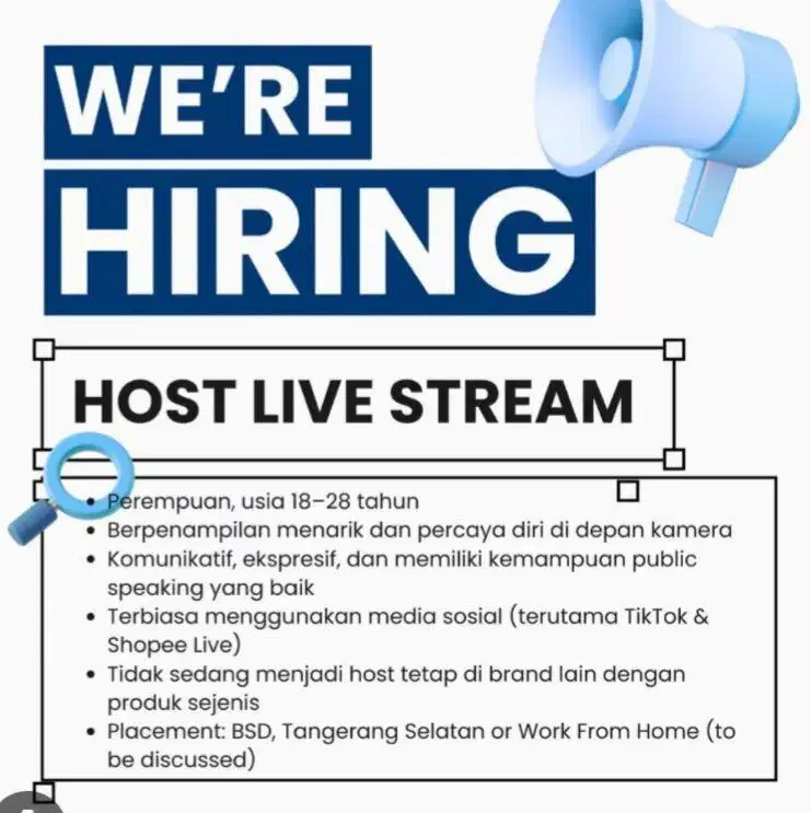 Menerima lowongan kerja khusus wanita