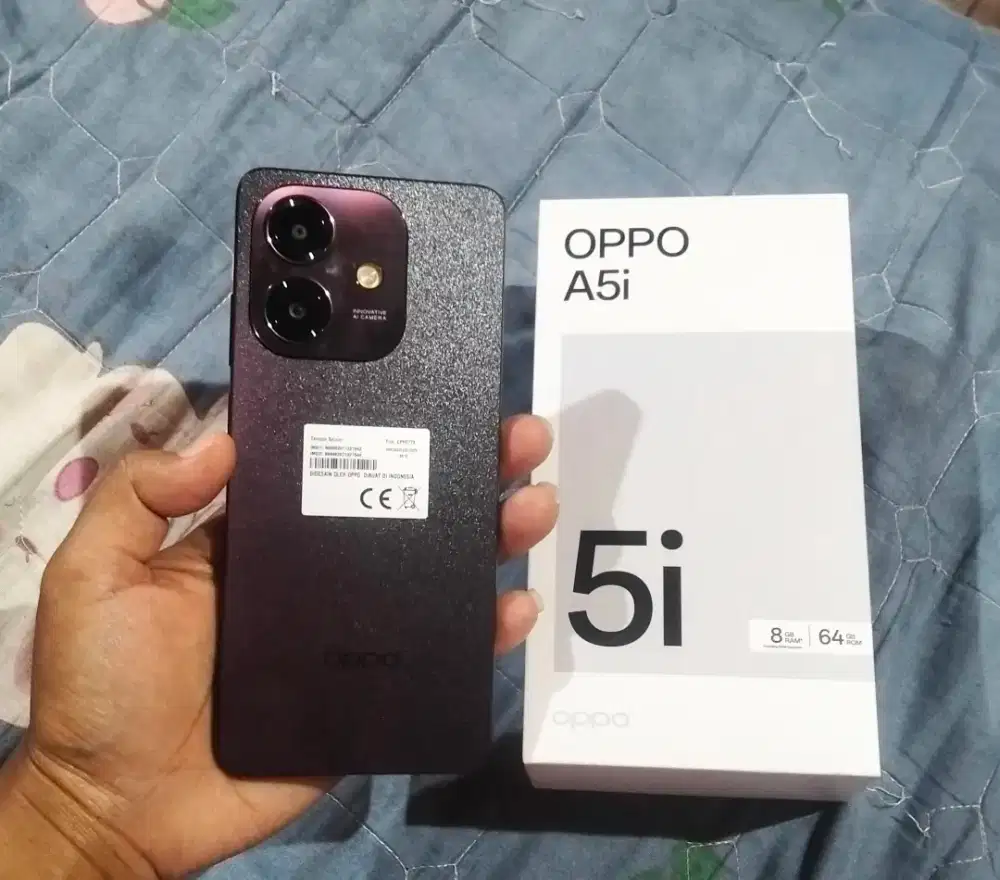 Oppo a5i ram 4+4/64 Fullset ORI + Softcase.