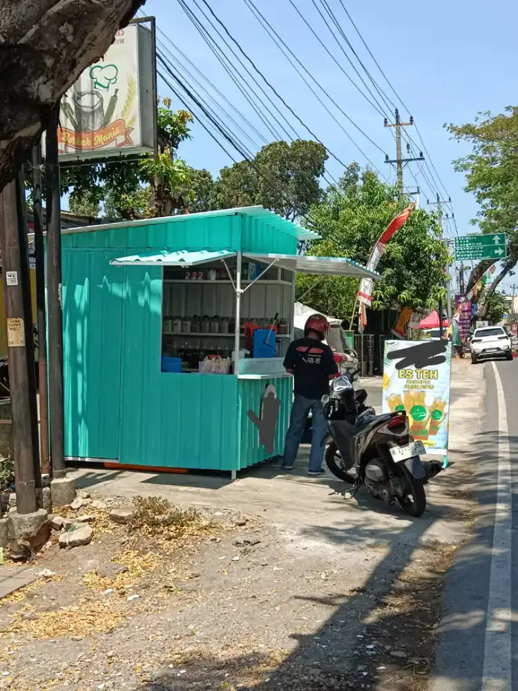 Jual booth es teh/ booth container