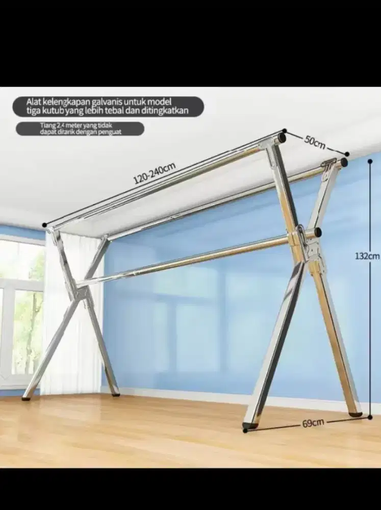 Tempat jemuran fleksibel