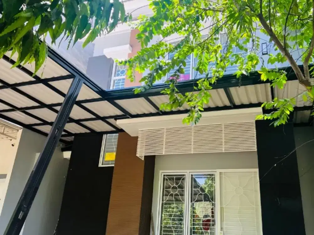 Rumah Renovasi Depan Tidak Ada tetangga Bagus Delatinos BSD city