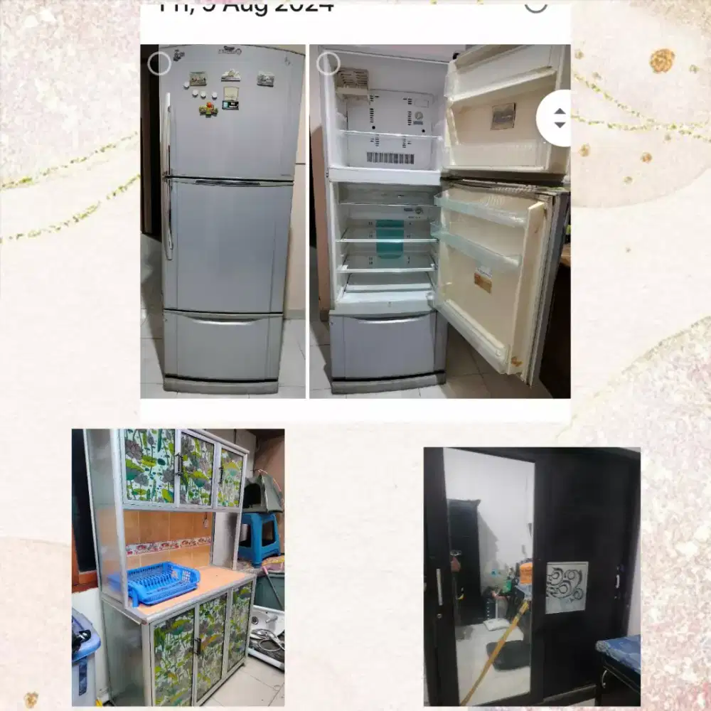 Jual Borongan Kulkas Jumbo, Rak, Lemari.