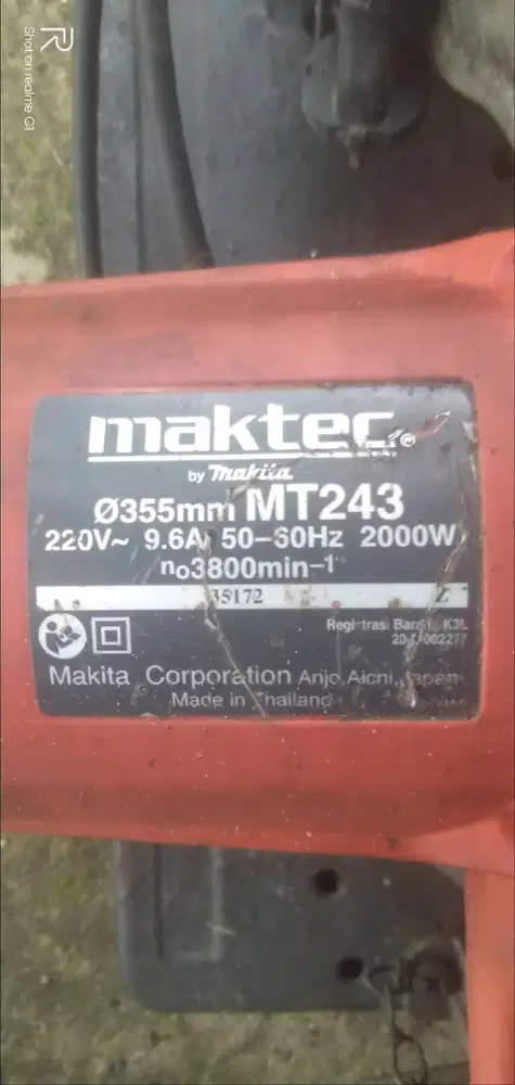 Cutting pemotongan besi