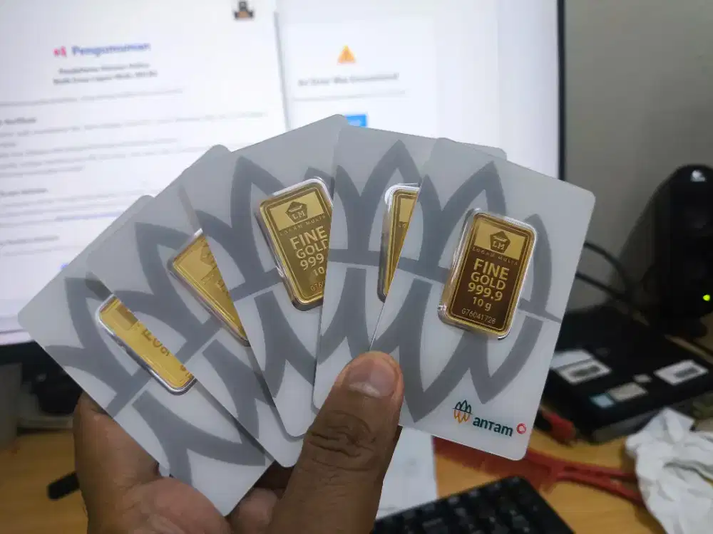 Antam 10 Gram 2026 Ex baru keluar dari butik resmi antam
