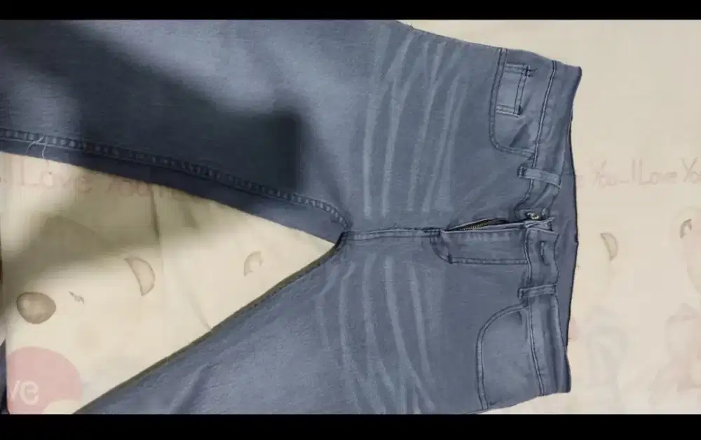 Celana straight lentur