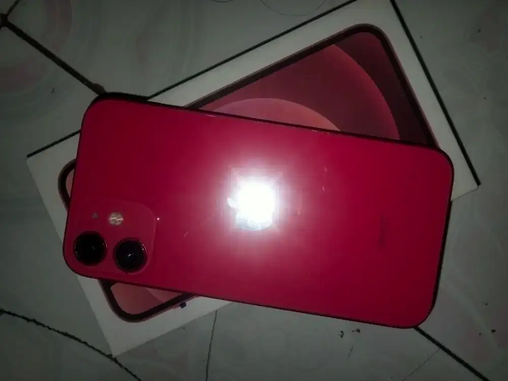 iPhone 12 mini merah inter sim aman jual butuh