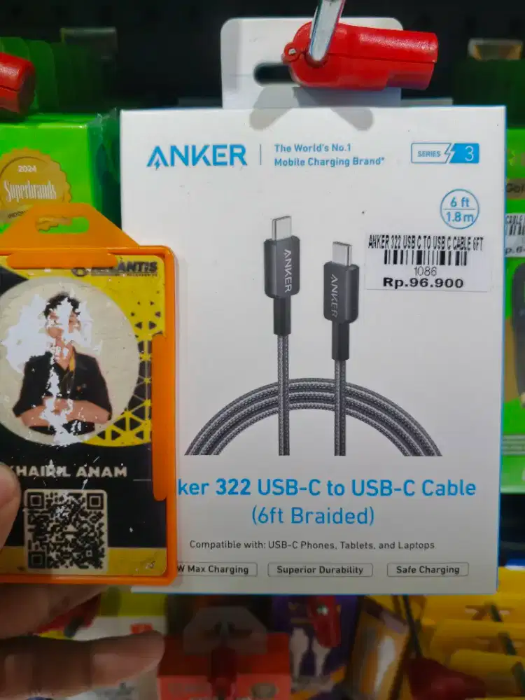 KABEL DATA ANKER 322 USB C to C 2meter
