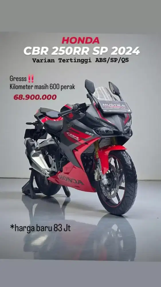 ODO 600 PERAK‼️ Honda CBR 250RR ABS SP QS 2024 LIKENEW | Dava Mustika