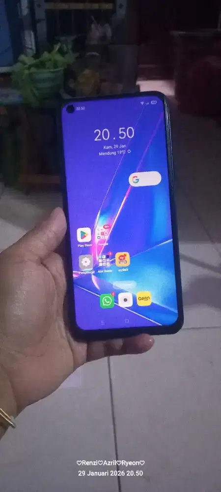 Dijual cepat oppo A92 8/128 gb unit only siap pakai