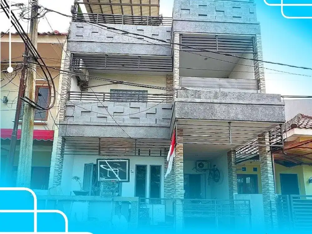 Rumah Ekslusif 2 Lantai +Rooftop Di Cikunir Bekasi Dekat Tol Jatibening [AR195]