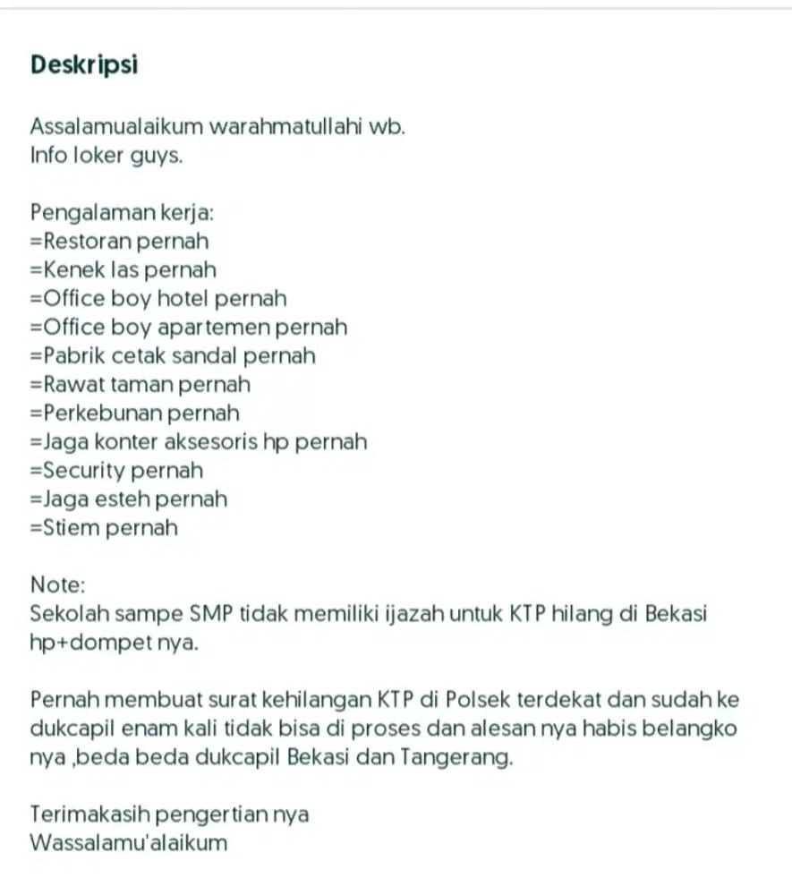 Assalamualaikum dulur